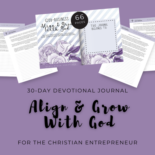 Align & Grow 30-day Devotional Journal